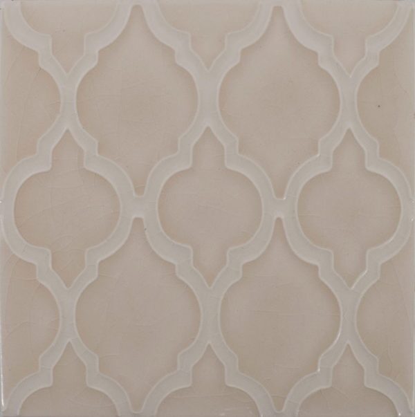 Pratt and Larson Tile Motif A birch white   Pratt + Larson   