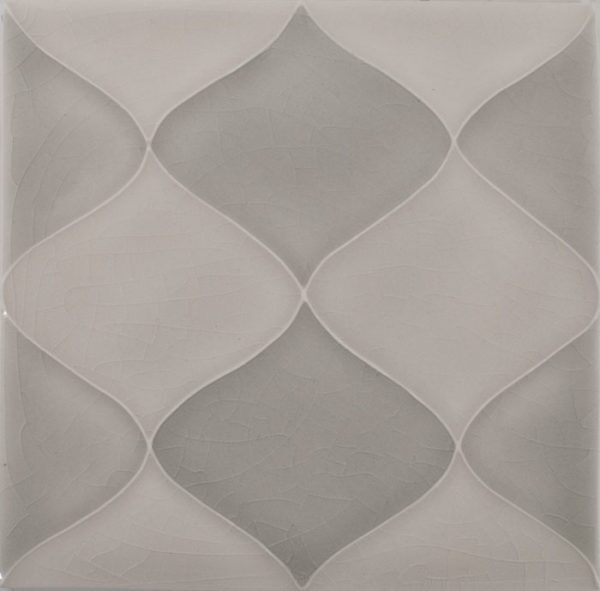 Pratt and Larson Tile Motif B winter frost   Pratt + Larson   