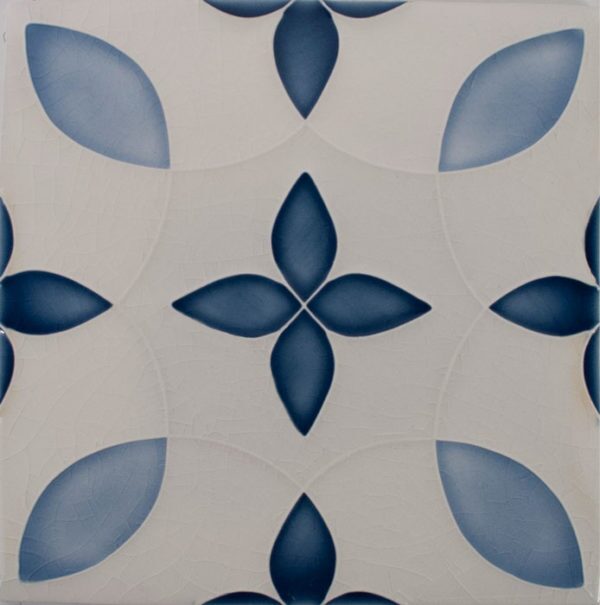 Pratt and Larson Tile Motif C white lake surf   Pratt + Larson   