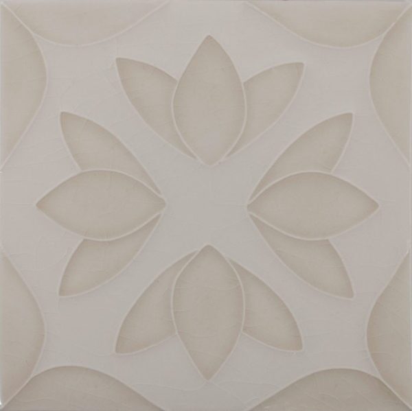 Pratt and Larson Tile Motif G white dove   Pratt + Larson   