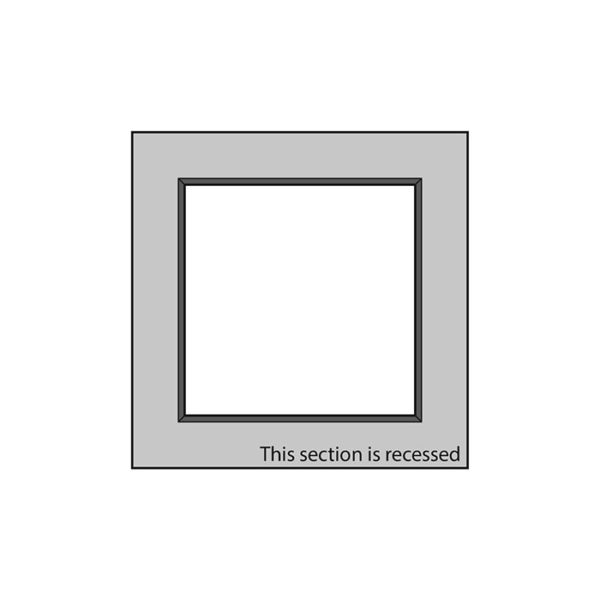 Pratt and Larson Tile Recessed Frame A 4×4   Pratt + Larson   