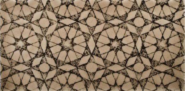 Pratt and Larson Tile Scraffito C PW74 India Ink   Pratt + Larson   
