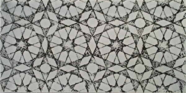 Pratt and Larson Tile Scraffito C PW87 India Ink   Pratt + Larson   