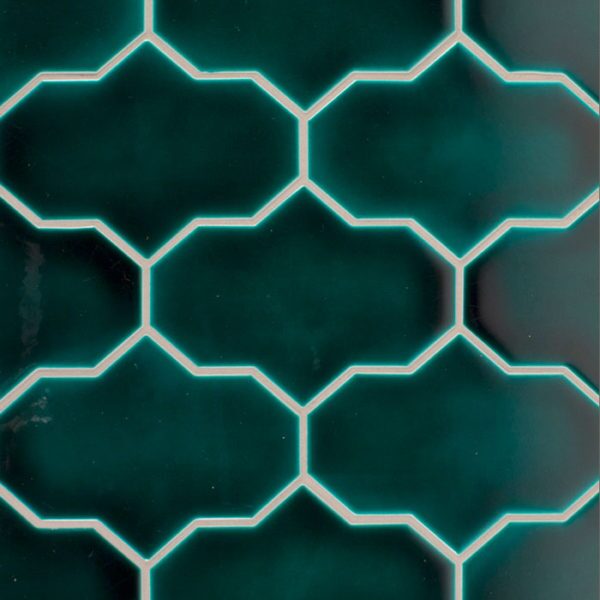 Pratt and Larson Tile Squared Lantern CX06   Pratt + Larson   
