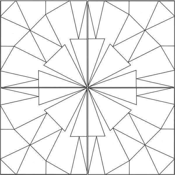 Pratt and Larson pattern F   Pratt + Larson   