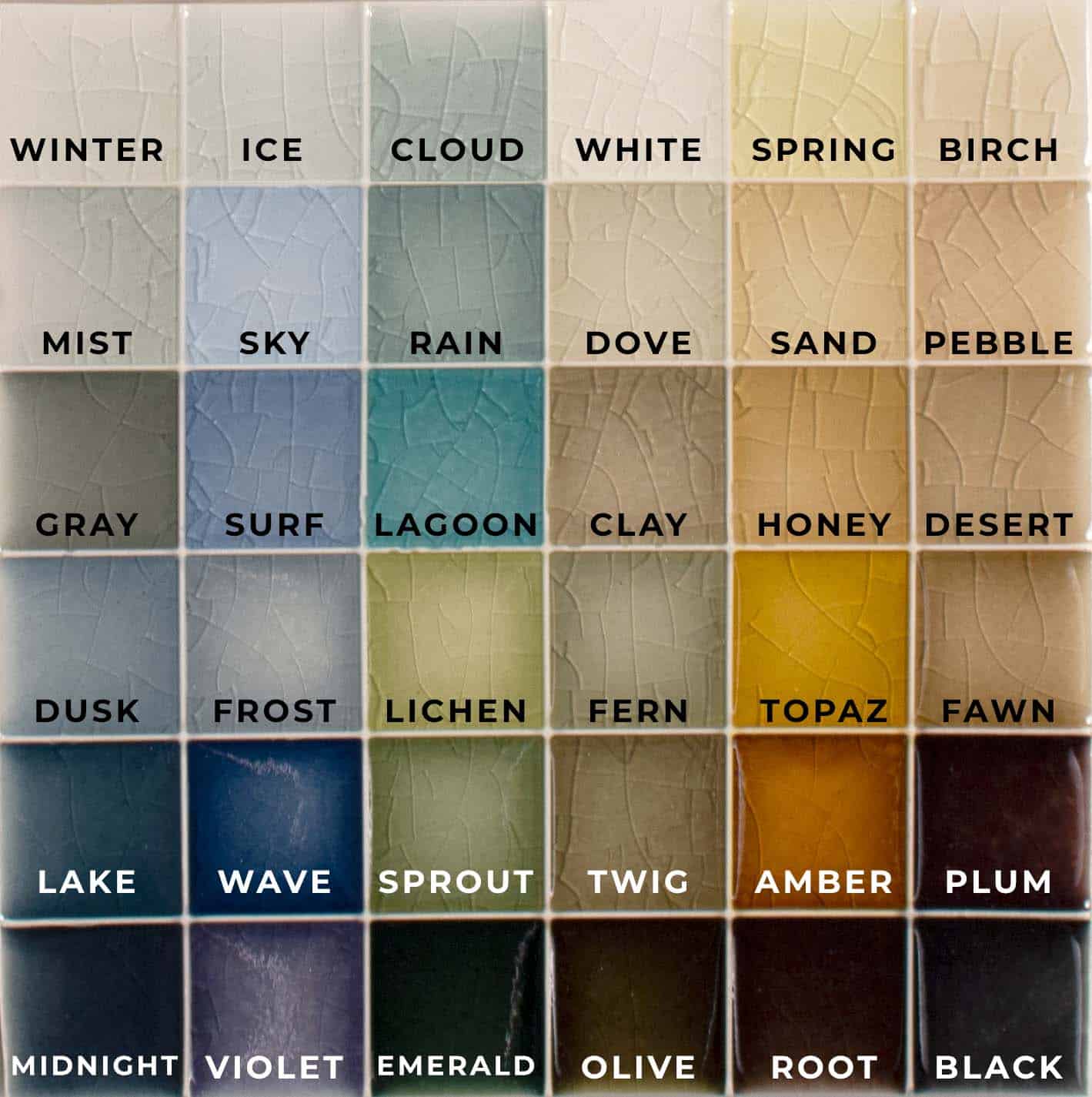 CracklePalette2022 Pratt + Larson Crackle Palette 2022 Pratt + Larson