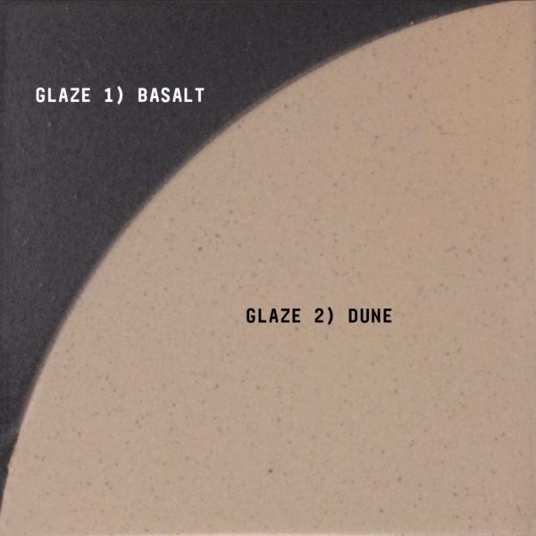 Kat  Roger 6×6 arc Basalt Dune   Pratt + Larson   