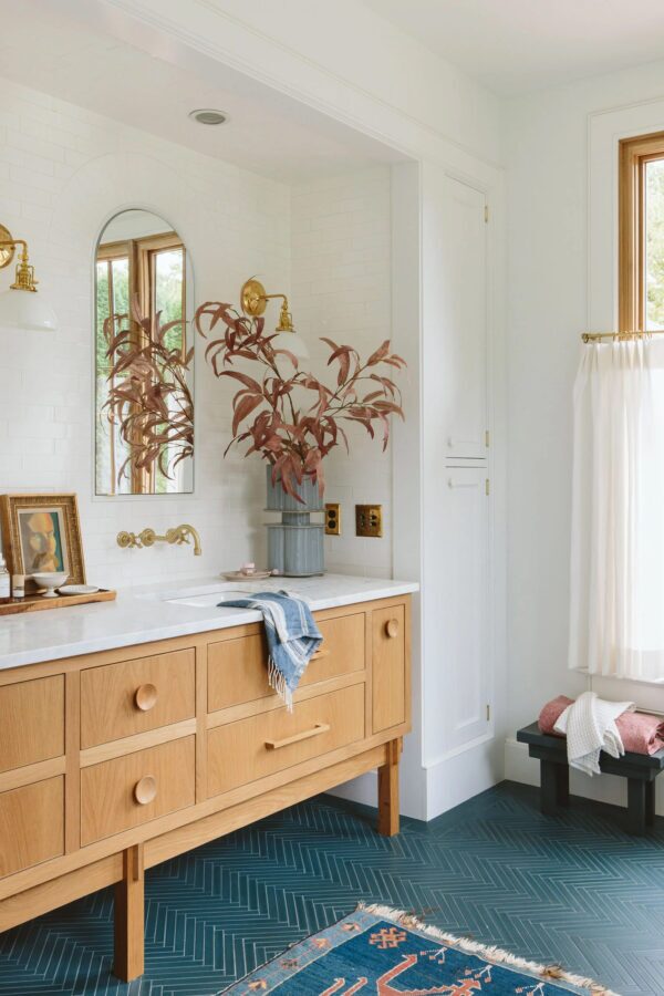 Emily Henderson Farmhouse Primary Bath Reveal 61   Pratt + Larson   