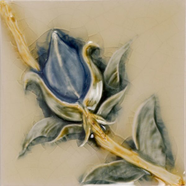 Pratt and Larson Tile 4×4 Vine Flower B WW20   Pratt + Larson   