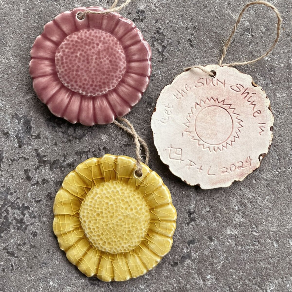 Pratt+LarsonSunflowers1 Pratt + Larson Sunflower Ornament Pratt + Larson