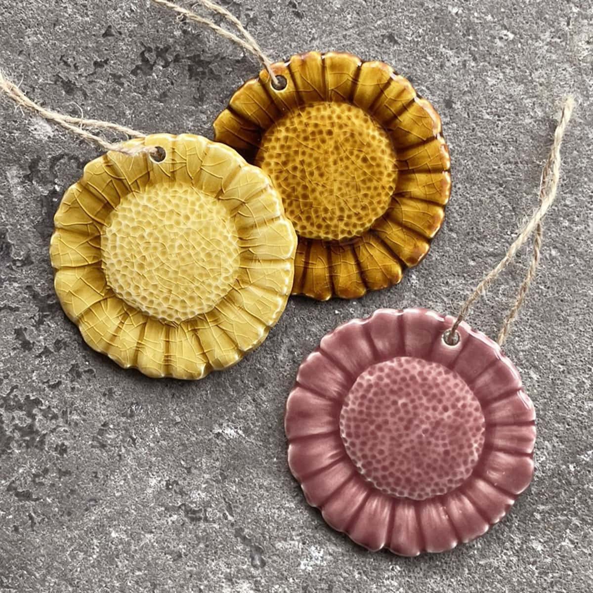 Pratt+LarsonSunflowers2 Pratt + Larson Sunflower Ornament Pratt + Larson