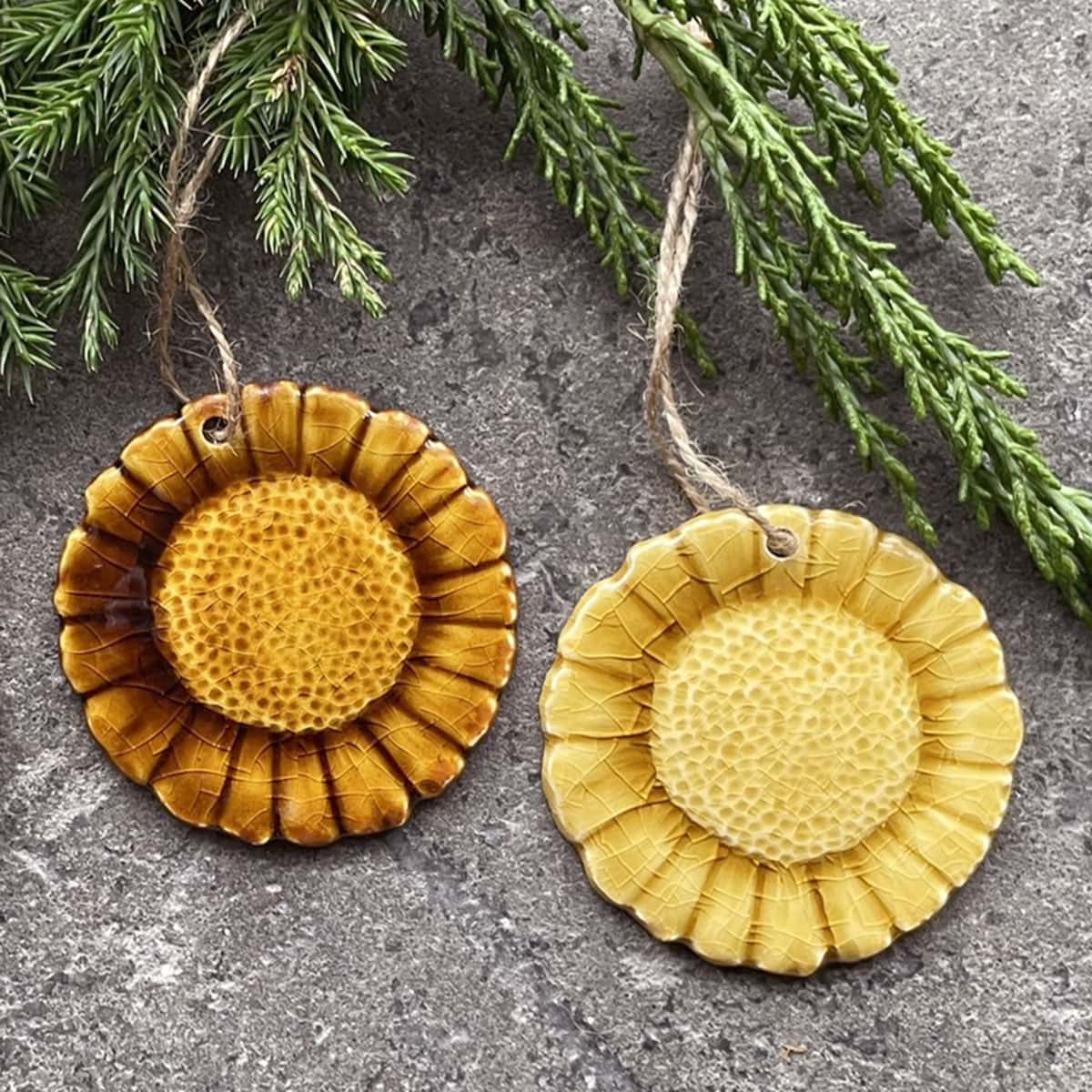 Pratt+LarsonSunflowers Pratt + Larson Sunflower Ornament Pratt + Larson