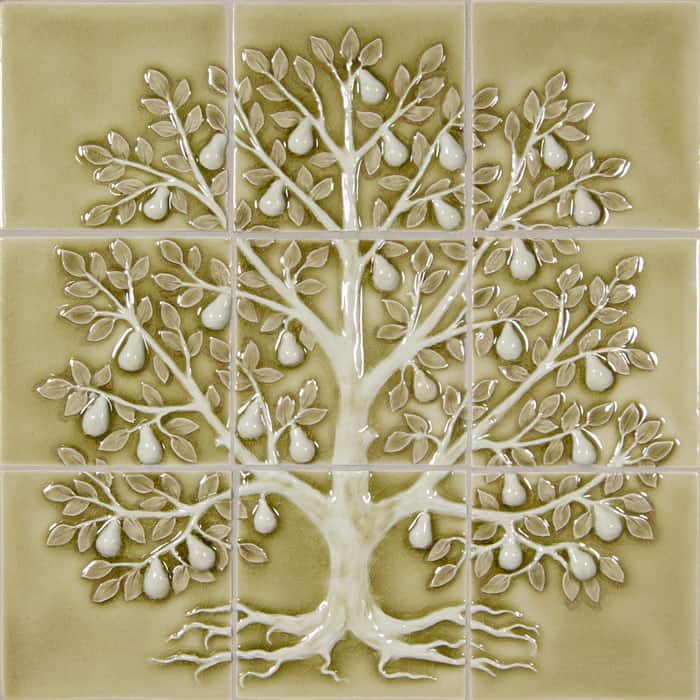 PrattandLarsonTile18x18PearTreepanelDW43 Pratt + Larson FVZ Pear Tree 18×18 9 tiles Pratt + Larson