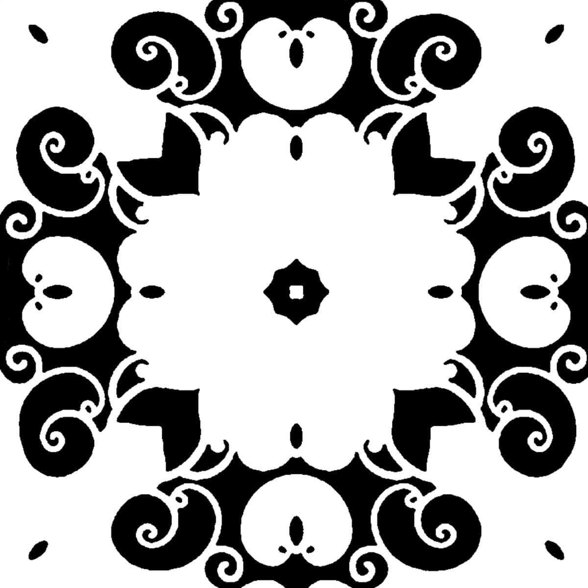 Embossed A 3×3   Pratt + Larson   