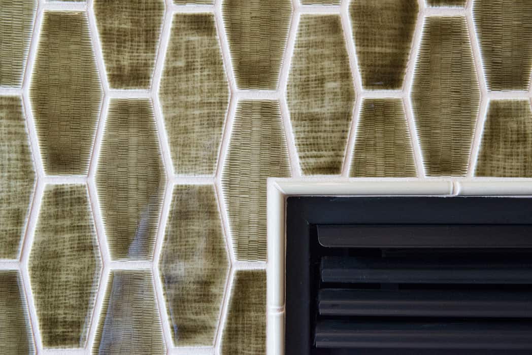 Elongated Hex Fireplace   Pratt + Larson   