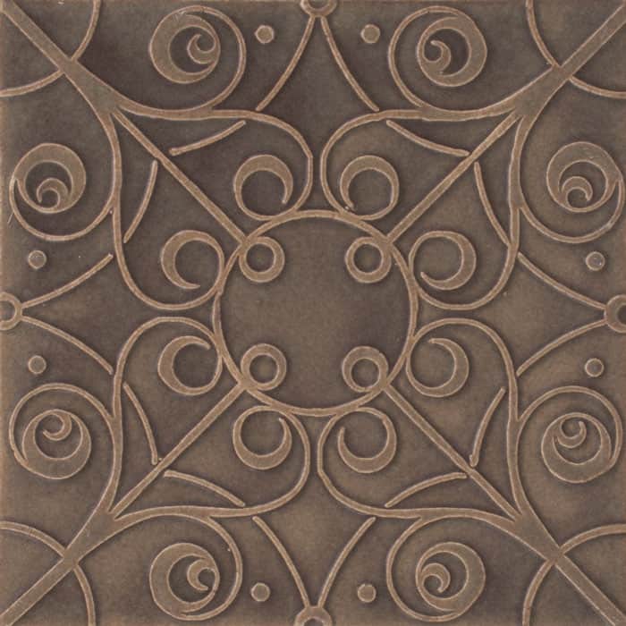 PrattandLarsonTileFiligreeEC54 Pratt + Larson Filigree E 6×6 Pratt + Larson