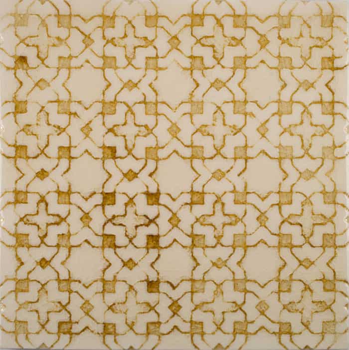 PrattandLarsonTileScraffitoBPW20Golden Pratt + Larson Scraffito B 8×8 Pratt + Larson