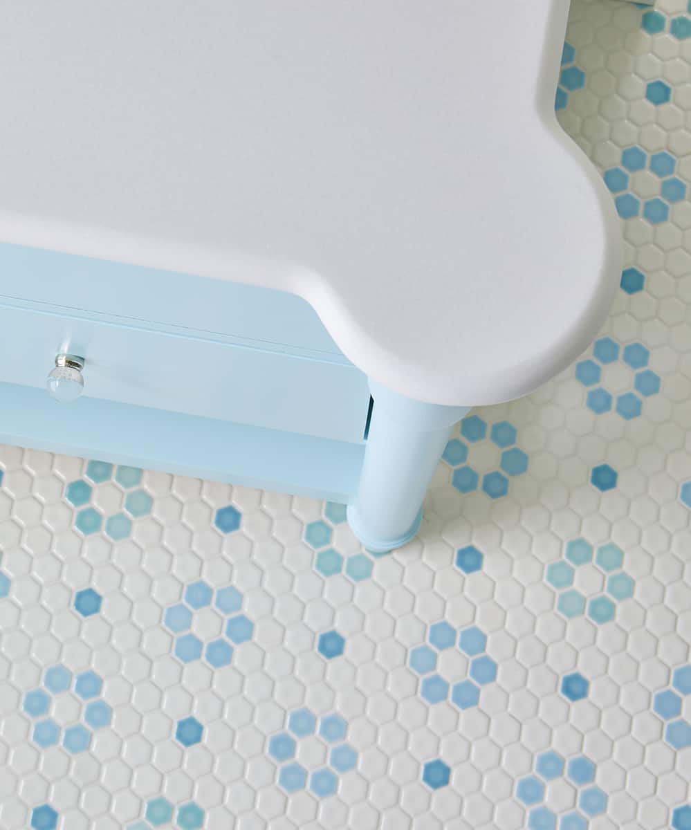 Connecticut Mosaic Hex Bath   Pratt + Larson   