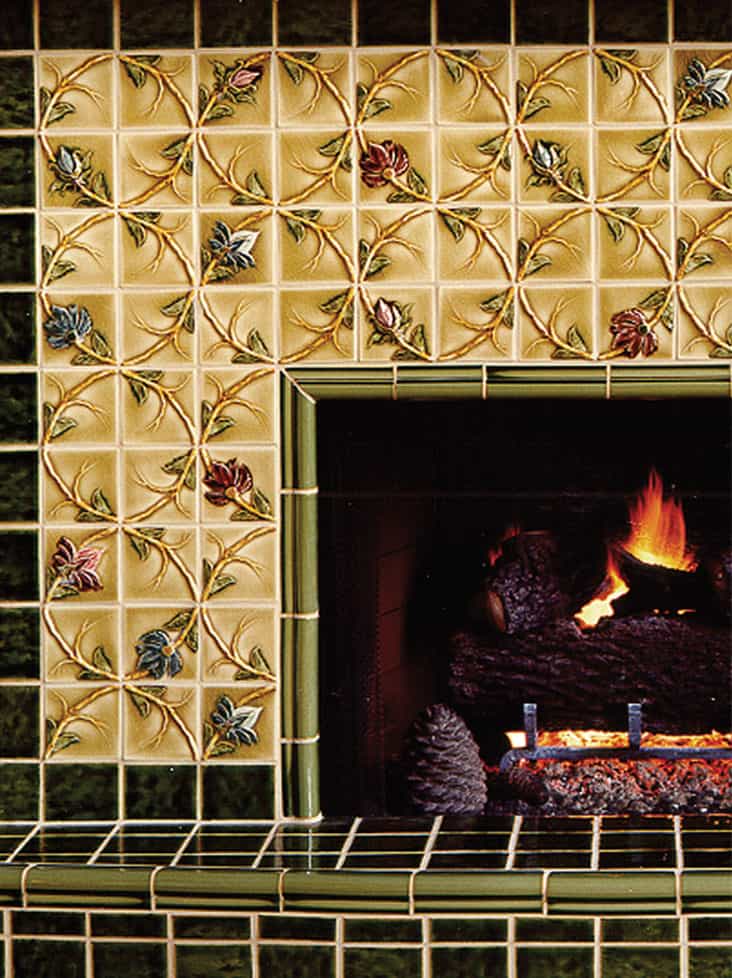 Pratt-and-Larson-Tile-Vine-Flowers-1