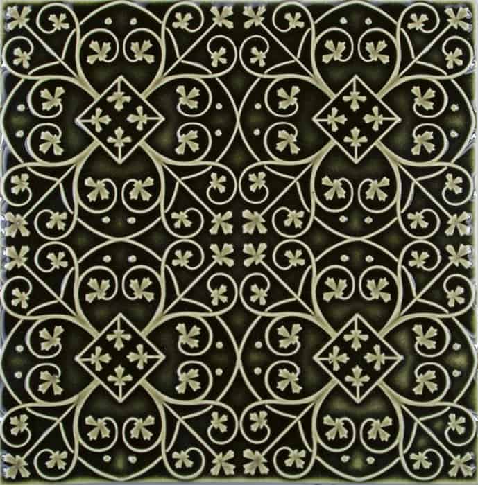 PrattandLarsonTileFiligreeAW85 Pratt + Larson Filigree A 6×6 Pratt + Larson