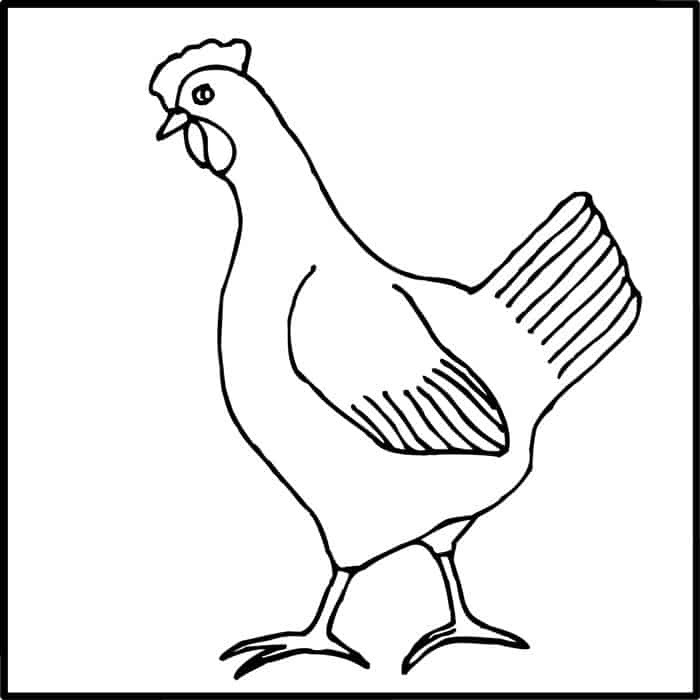 PrattandLarsonTileLJDHNL Pratt + Larson LJD Hen 4×4 Pratt + Larson