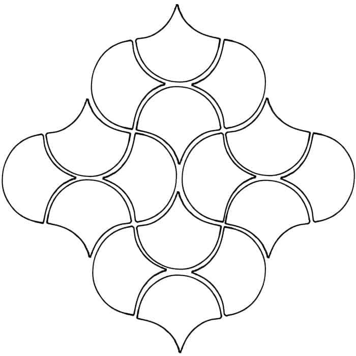 Small Fan  Pattern B   Pratt + Larson   