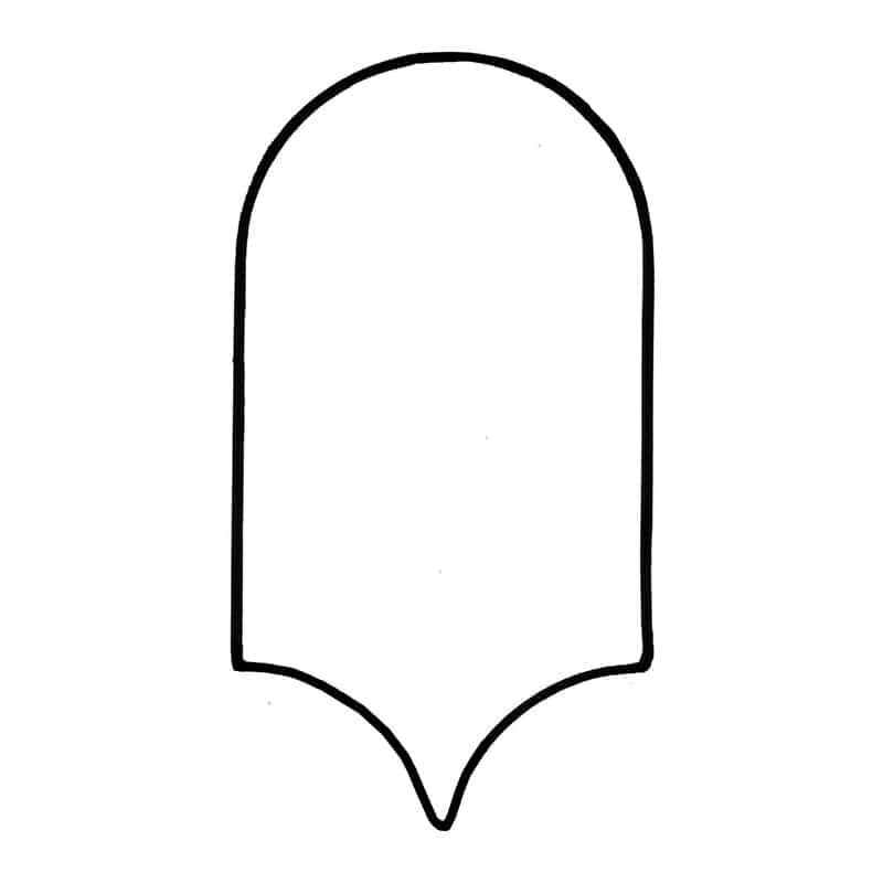 Large Elongated Fan   Pratt + Larson   