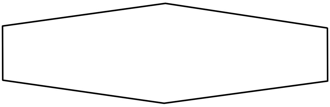 Large Elongated Hex   Pratt + Larson   