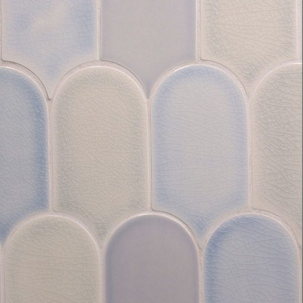 Pratt and Larson Tile Elongated Fan G1 80   Pratt + Larson   