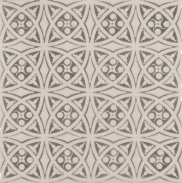 Pratt and Larson Tile Embossed C PW1 silver   Pratt + Larson   