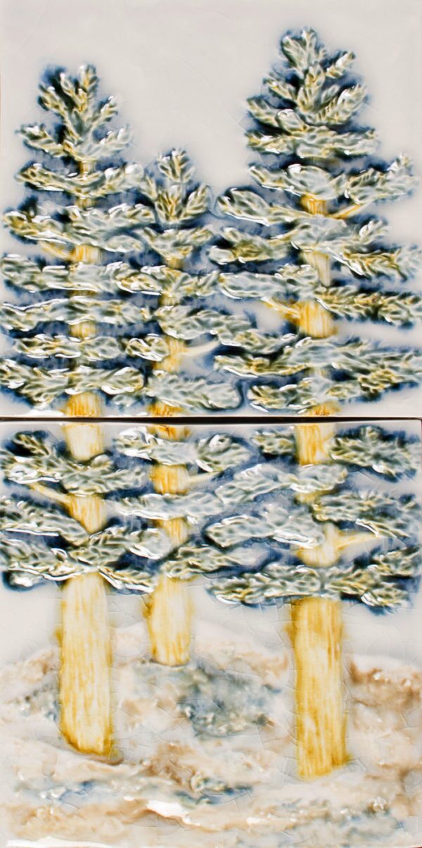 Pratt and Larson Tile 2 tree WW5   Pratt + Larson   