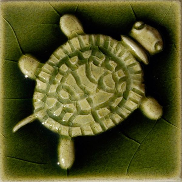 Pratt and Larson Tile 2×2 Turtle WW55 e1434572658838   Pratt + Larson   