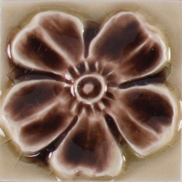 Pratt and Larson Tile 2×2 Wild Rose WW40   Pratt + Larson   