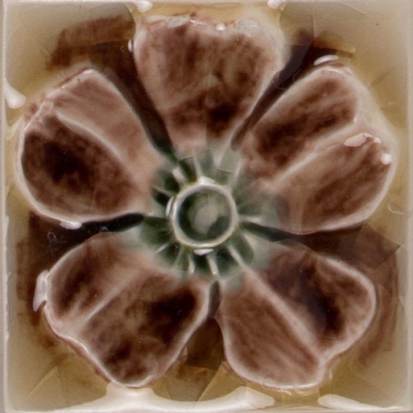 Pratt and Larson Tile 2×2 Wild Rose WW70   Pratt + Larson   