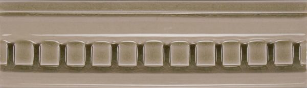 Pratt and Larson Tile 2×8 Dentil Cap W40   Pratt + Larson   