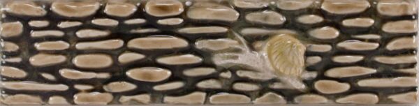 Pratt and Larson Tile 2×8 Rock Wall Snail WW40   Pratt + Larson   