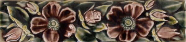 Pratt and Larson Tile 2×8 Rose WW40   Pratt + Larson   