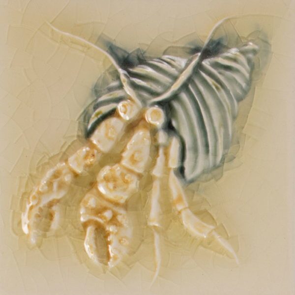Pratt and Larson Tile 4×4 Marine Hermit Crab WW20   Pratt + Larson   