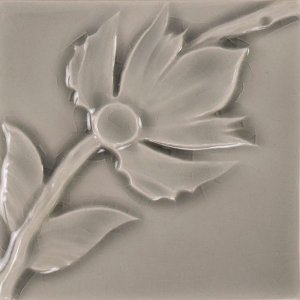 Pratt and Larson Tile 4×4 Vine Flower C W90   Pratt + Larson   