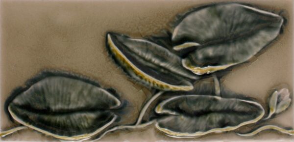 Pratt and Larson Tile 4×8 Pond Lilypad WW40   Pratt + Larson   