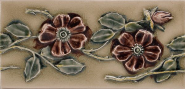 Pratt and Larson Tile 4×8 Rose WW40   Pratt + Larson   