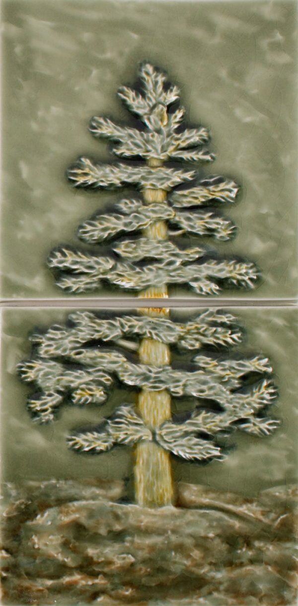 Pratt and Larson Tile 6×12 Fir Tree WW45   Pratt + Larson   