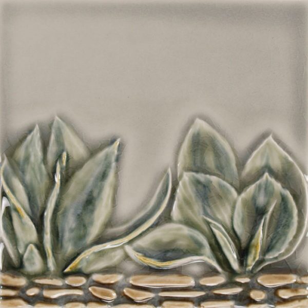 Pratt and Larson Tile 6×6 Hosta WW88   Pratt + Larson   