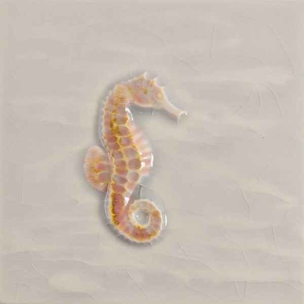 Pratt and Larson Tile 6×6 Marine Seahorse WW5   Pratt + Larson   