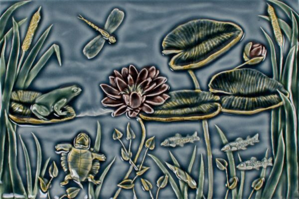 Pratt and Larson Tile 8×12 Pond Panel WW82   Pratt + Larson   