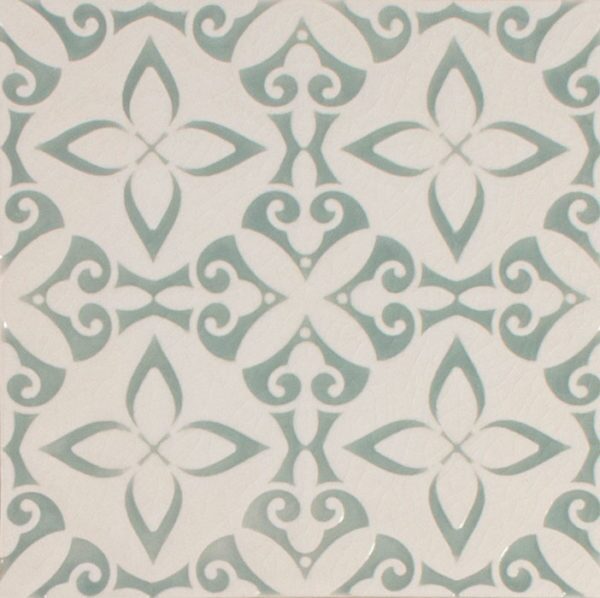 Pratt and Larson Tile Embossed B PW1 glacier   Pratt + Larson   