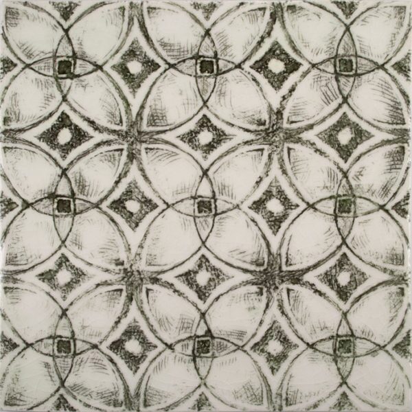 Pratt and Larson Tile Scraffito A PW1 India Ink   Pratt + Larson   