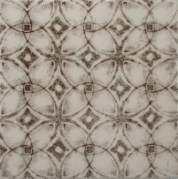 Pratt and Larson Tile Scraffito A PW1 Mushroom   Pratt + Larson   