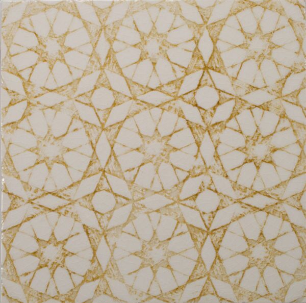 Pratt and Larson Tile Scraffito C PW1 Golden   Pratt + Larson   