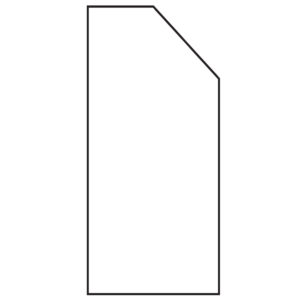 3x6 with Clipped Corner